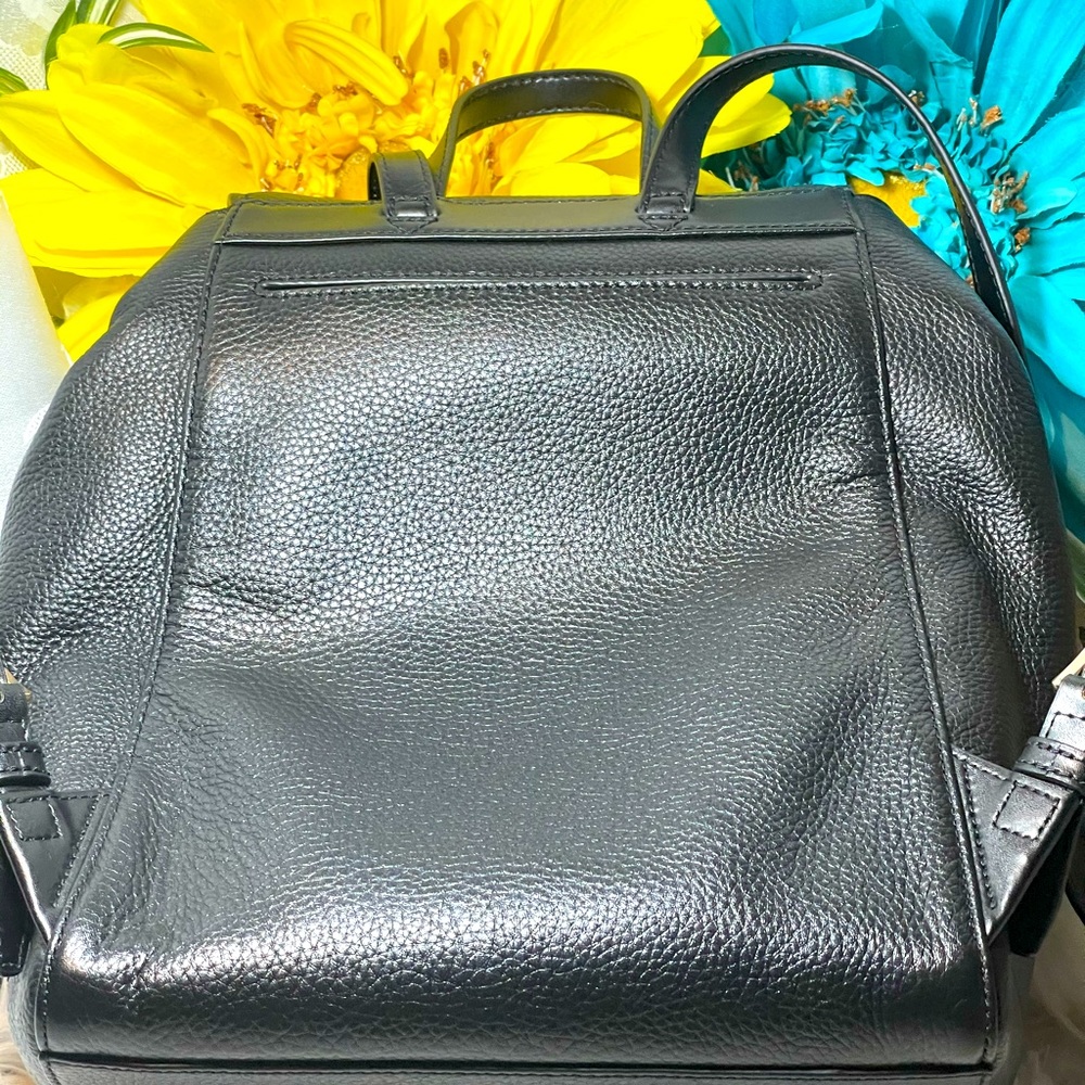 Michael Kors backpack Ginger MD black leather euc - Picture 5 of 12